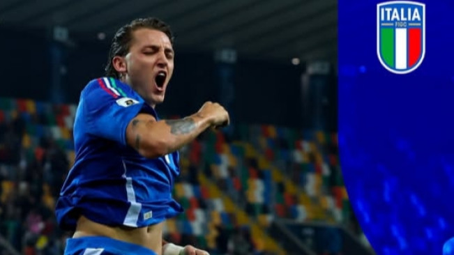 Pemain Italia melakukan selebrasi usai menjungkalkan Israel 3-0 dalam laga kualifikasi Piala Dunia 2026 zona Eropa. [Instagram]